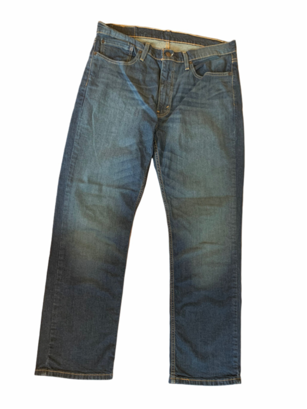 Men's Levi's Straight Leg Jeans, Blue, Waist 36